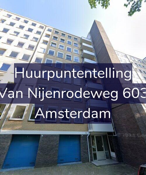 Foto gevel Huurpuntentelling voor Van Nijenrodeweg 603, Amsterdam