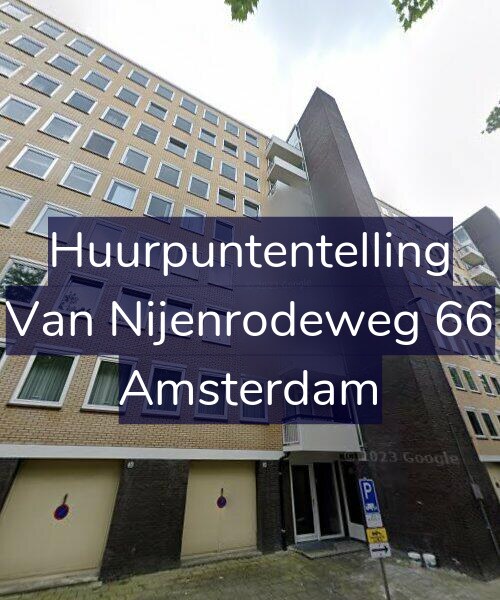 Foto gevel Huurpuntentelling voor Van Nijenrodeweg 66, Amsterdam