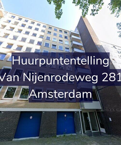 Foto gevel Huurpuntentelling voor Van Nijenrodeweg 281, Amsterdam