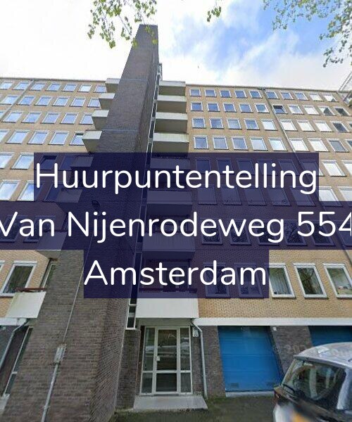 Foto gevel Huurpuntentelling voor Van Nijenrodeweg 554, Amsterdam