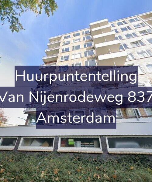 Foto gevel Huurpuntentelling voor Van Nijenrodeweg 837, Amsterdam