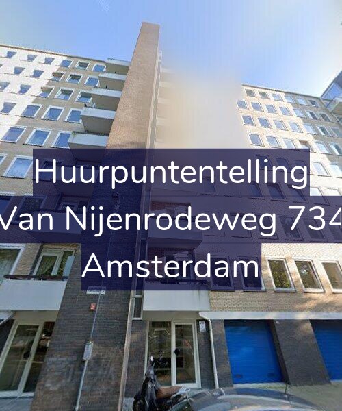 Foto gevel Huurpuntentelling voor Van Nijenrodeweg 734, Amsterdam