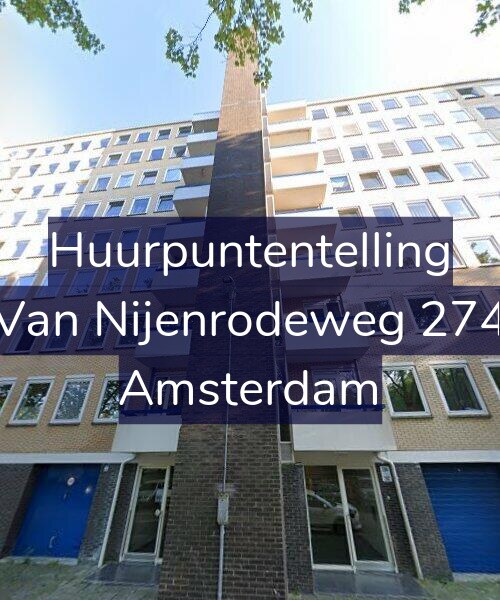 Foto gevel Huurpuntentelling voor Van Nijenrodeweg 274, Amsterdam