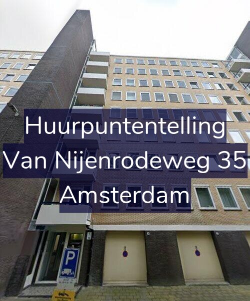 Foto gevel Huurpuntentelling voor Van Nijenrodeweg 35, Amsterdam