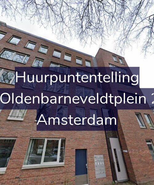 Foto gevel Huurpuntentelling voor Van Oldenbarneveldtplein 25-B, Amsterdam