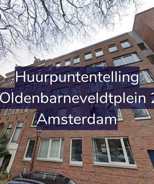 Foto gevel Huurpuntentelling voor Van Oldenbarneveldtplein 21-A, Amsterdam