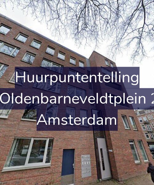 Foto gevel Huurpuntentelling voor Van Oldenbarneveldtplein 25-A, Amsterdam