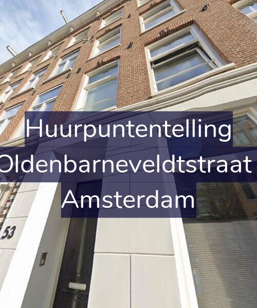 Foto gevel Huurpuntentelling voor Van Oldenbarneveldtstraat 51-3, Amsterdam