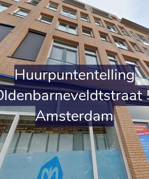 Foto gevel Huurpuntentelling voor Van Oldenbarneveldtstraat 52-W, Amsterdam