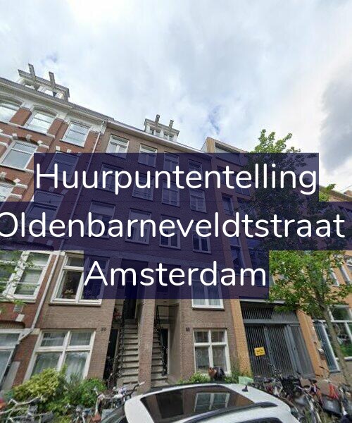 Foto gevel Huurpuntentelling voor Van Oldenbarneveldtstraat 58-4, Amsterdam
