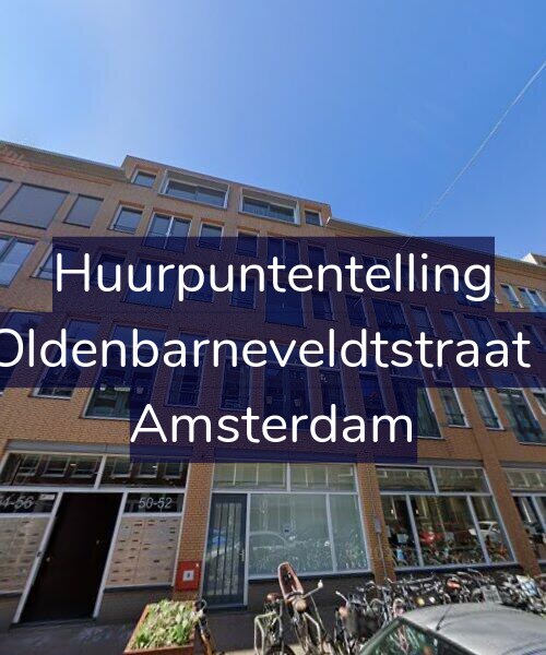 Foto gevel Huurpuntentelling voor Van Oldenbarneveldtstraat 54-D, Amsterdam