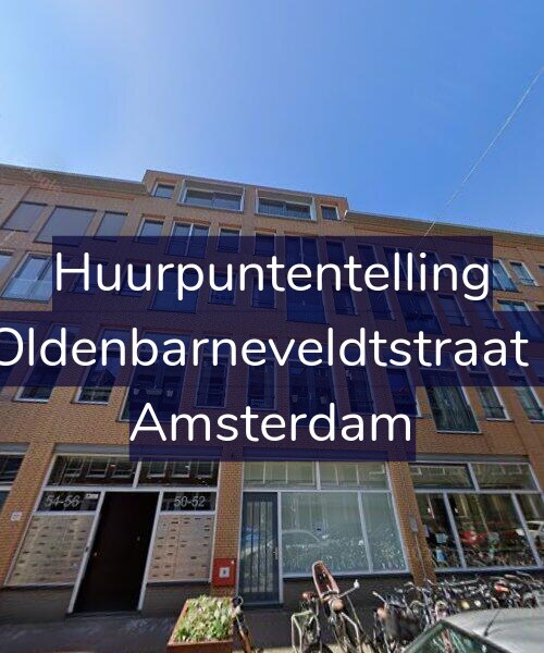 Foto gevel Huurpuntentelling voor Van Oldenbarneveldtstraat 52-D, Amsterdam