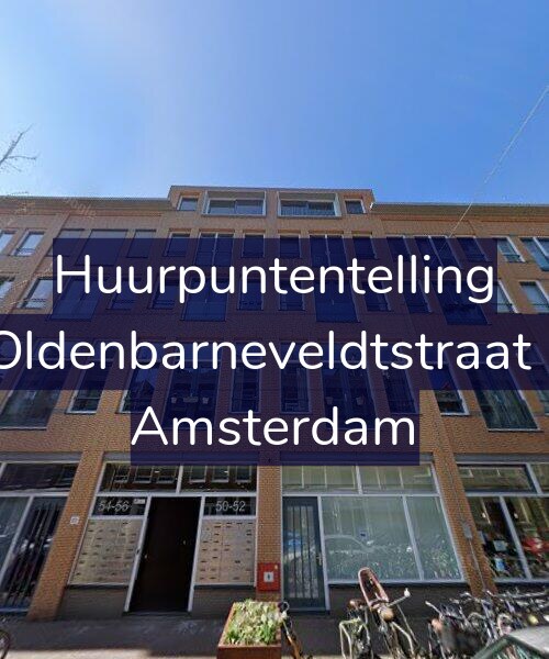 Foto gevel Huurpuntentelling voor Van Oldenbarneveldtstraat 54-M, Amsterdam