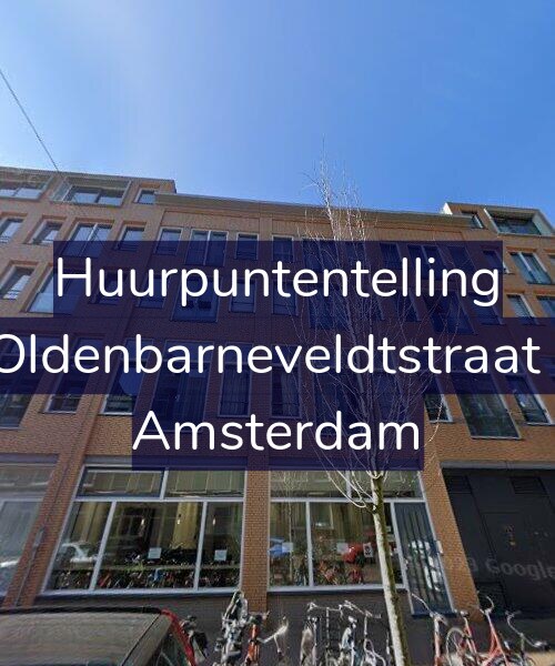 Foto gevel Huurpuntentelling voor Van Oldenbarneveldtstraat 54-A, Amsterdam