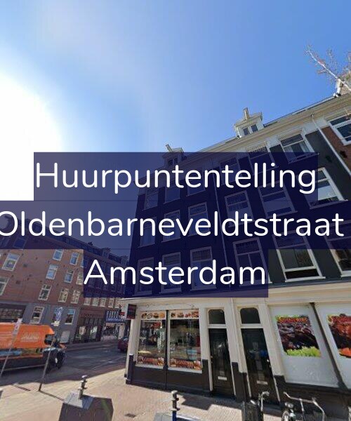 Foto gevel Huurpuntentelling voor Van Oldenbarneveldtstraat 80-3, Amsterdam