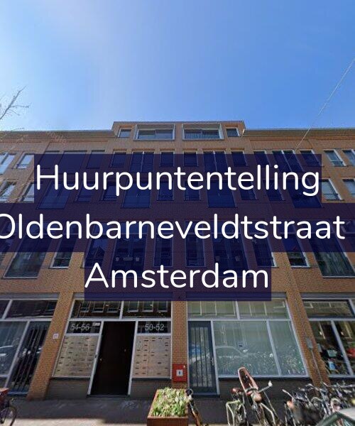 Foto gevel Huurpuntentelling voor Van Oldenbarneveldtstraat 52-N, Amsterdam