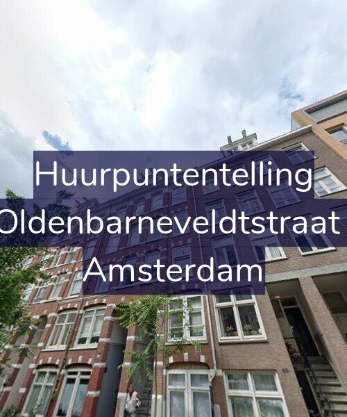 Foto gevel Huurpuntentelling voor Van Oldenbarneveldtstraat 62-3, Amsterdam
