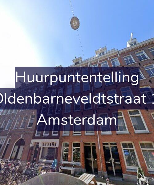 Foto gevel Huurpuntentelling voor Van Oldenbarneveldtstraat 104-4, Amsterdam