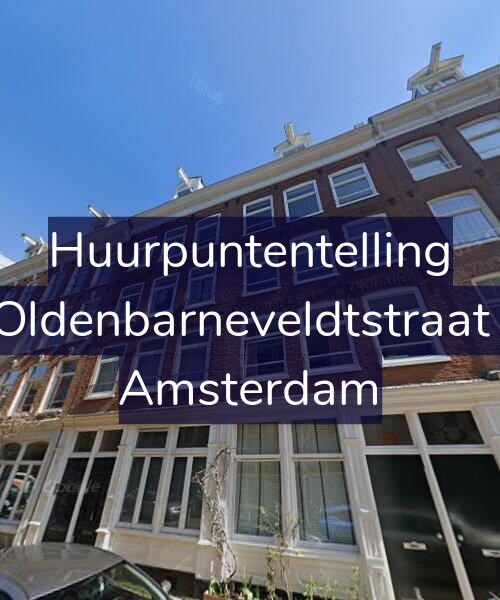 Foto gevel Huurpuntentelling voor Van Oldenbarneveldtstraat 65-4, Amsterdam