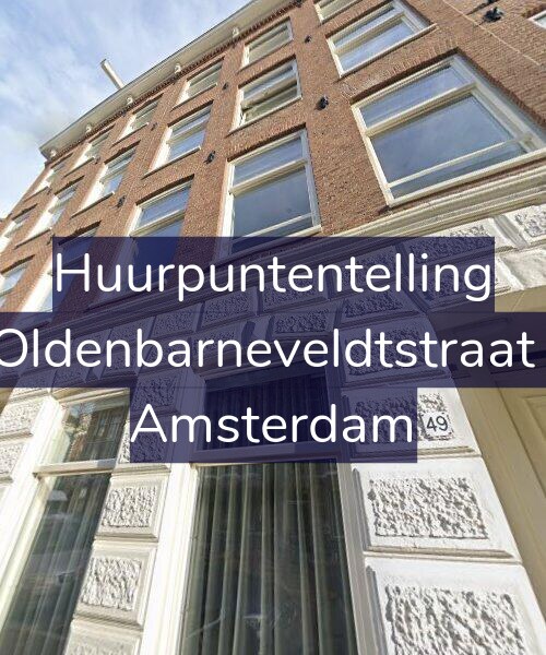 Foto gevel Huurpuntentelling voor Van Oldenbarneveldtstraat 47-1, Amsterdam