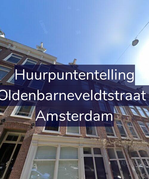 Foto gevel Huurpuntentelling voor Van Oldenbarneveldtstraat 61-3, Amsterdam