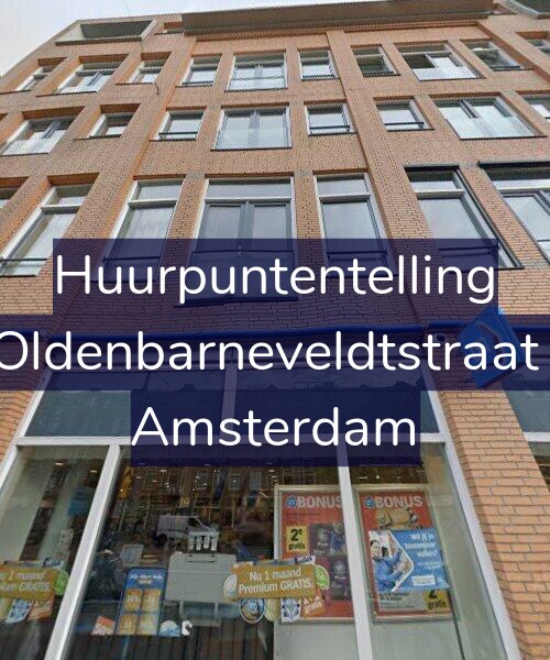 Foto gevel Huurpuntentelling voor Van Oldenbarneveldtstraat 54-T, Amsterdam
