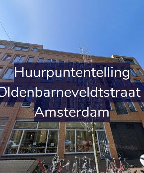 Foto gevel Huurpuntentelling voor Van Oldenbarneveldtstraat 52-B, Amsterdam