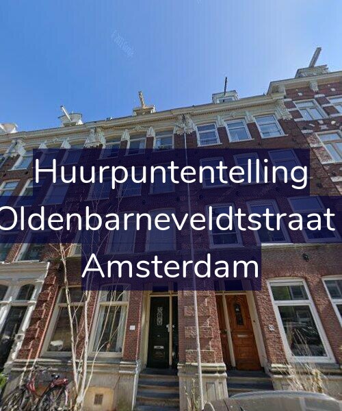 Foto gevel Huurpuntentelling voor Van Oldenbarneveldtstraat 83-1, Amsterdam