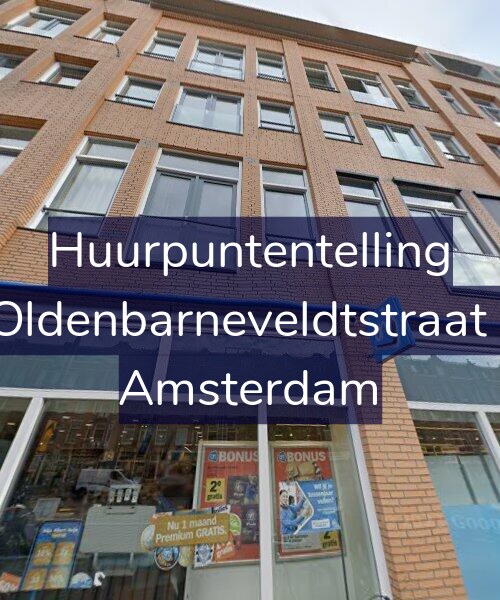 Foto gevel Huurpuntentelling voor Van Oldenbarneveldtstraat 52-U, Amsterdam