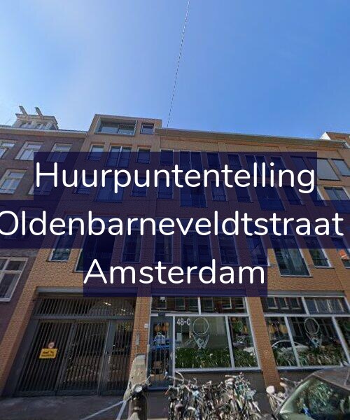 Foto gevel Huurpuntentelling voor Van Oldenbarneveldtstraat 50-L, Amsterdam