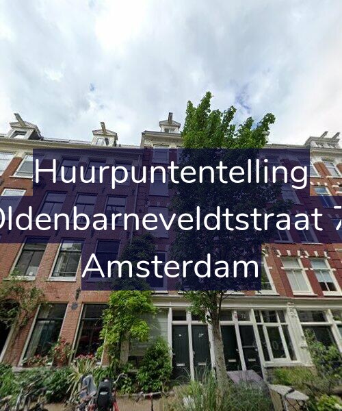 Foto gevel Huurpuntentelling voor Van Oldenbarneveldtstraat 72-A1, Amsterdam