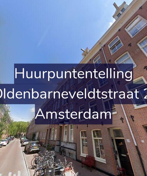 Foto gevel Huurpuntentelling voor Van Oldenbarneveldtstraat 27-4B, Amsterdam