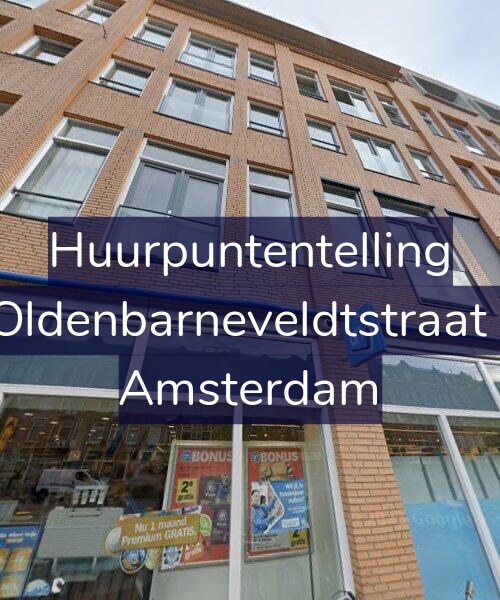 Foto gevel Huurpuntentelling voor Van Oldenbarneveldtstraat 56-U, Amsterdam