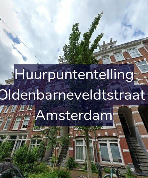 Foto gevel Huurpuntentelling voor Van Oldenbarneveldtstraat 66-1, Amsterdam