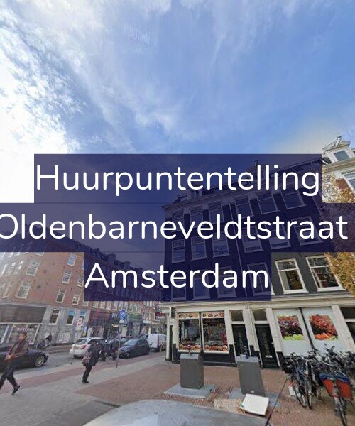 Foto gevel Huurpuntentelling voor Van Oldenbarneveldtstraat 80-1, Amsterdam