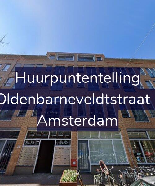 Foto gevel Huurpuntentelling voor Van Oldenbarneveldtstraat 50-M, Amsterdam