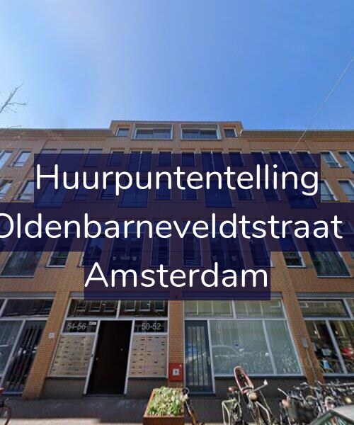 Foto gevel Huurpuntentelling voor Van Oldenbarneveldtstraat 56-M, Amsterdam
