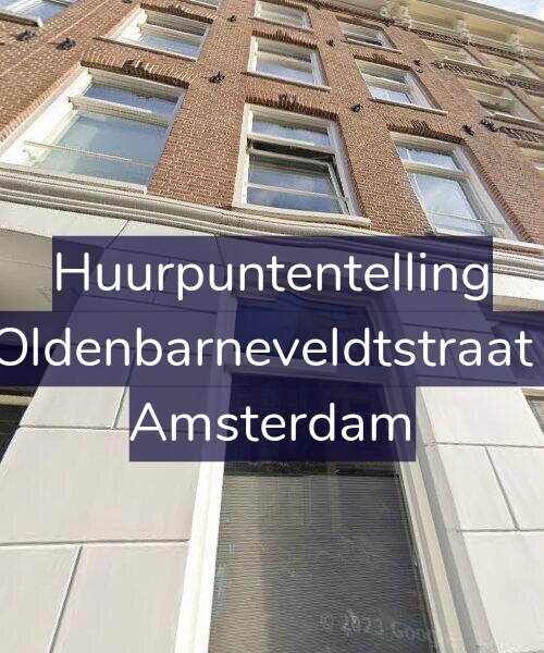 Foto gevel Huurpuntentelling voor Van Oldenbarneveldtstraat 53-1, Amsterdam