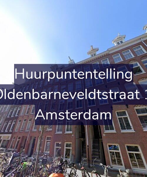 Foto gevel Huurpuntentelling voor Van Oldenbarneveldtstraat 100-1, Amsterdam