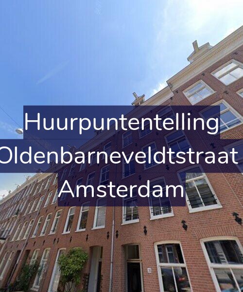 Foto gevel Huurpuntentelling voor Van Oldenbarneveldtstraat 33-3, Amsterdam