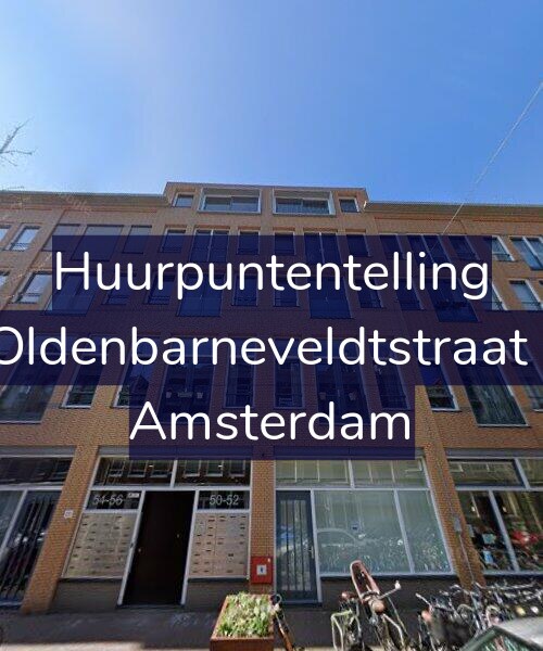 Foto gevel Huurpuntentelling voor Van Oldenbarneveldtstraat 50-N, Amsterdam