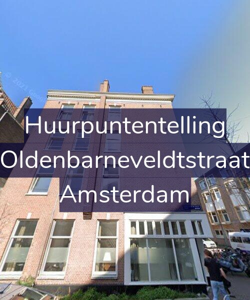 Foto gevel Huurpuntentelling voor Van Oldenbarneveldtstraat 112, Amsterdam