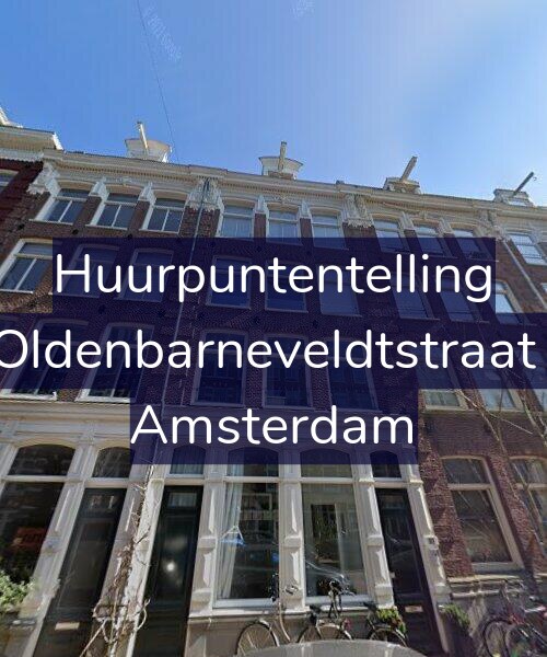 Foto gevel Huurpuntentelling voor Van Oldenbarneveldtstraat 81-E, Amsterdam