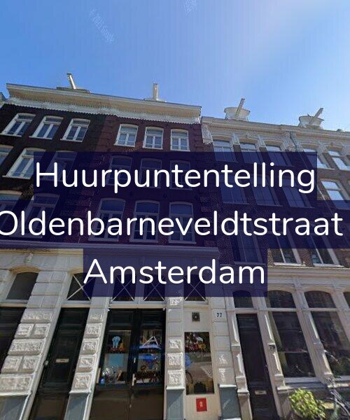 Foto gevel Huurpuntentelling voor Van Oldenbarneveldtstraat 77-1, Amsterdam