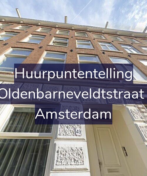 Foto gevel Huurpuntentelling voor Van Oldenbarneveldtstraat 49-2, Amsterdam