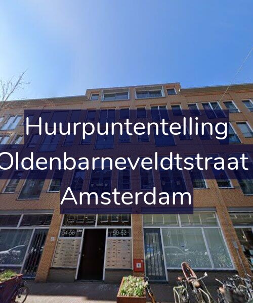 Foto gevel Huurpuntentelling voor Van Oldenbarneveldtstraat 54-F, Amsterdam