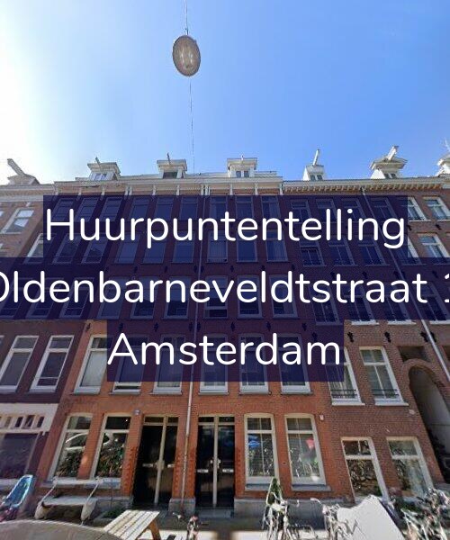 Foto gevel Huurpuntentelling voor Van Oldenbarneveldtstraat 102-4, Amsterdam