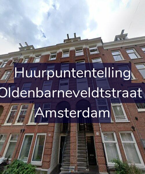 Foto gevel Huurpuntentelling voor Van Oldenbarneveldtstraat 93-1, Amsterdam