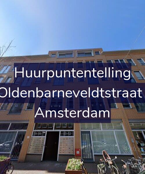 Foto gevel Huurpuntentelling voor Van Oldenbarneveldtstraat 50-E, Amsterdam
