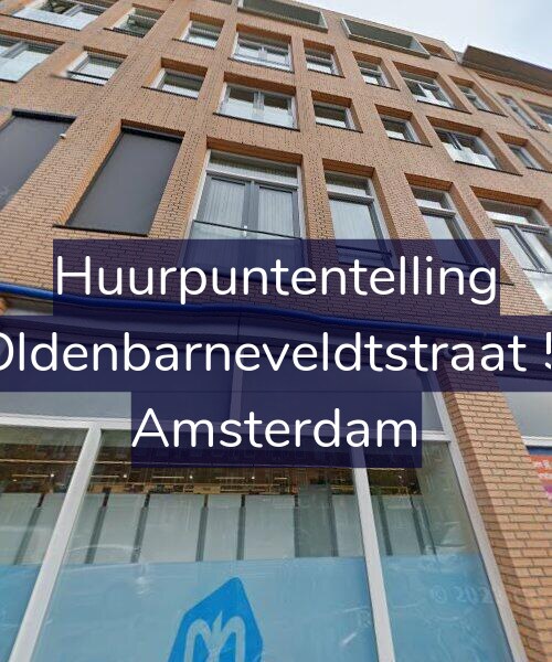 Foto gevel Huurpuntentelling voor Van Oldenbarneveldtstraat 56-W, Amsterdam